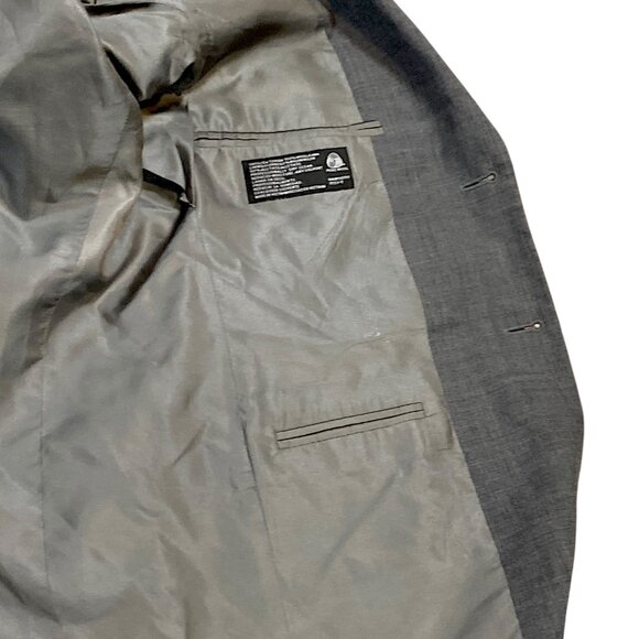 Stafford Jacket Mens 40 Short Gray Wool Lined Sport Classic Professor Office - Picture 15 of 16
